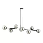 EMIBIG ROSSI 8 BL GRAFIT Fekete Beltéri Függőlámpa E14 IP20 EB-875-8