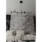 EMIBIG ROSSI 8 BL GRAFIT Fekete Beltéri Függőlámpa E14 IP20 EB-875-8