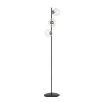 EMIBIG ROSSI LP3 TRANSPARENT Fekete Beltéri Állólámpa E14 IP20 EB-877-LP3