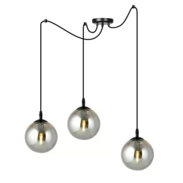   EMIBIG GIGI 3 BL GRAFIT Fekete Beltéri Függőlámpa E14 IP20 EB-937-3