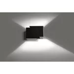 EMIBIG FROST BLACK Fekete Beltéri Fali lámpa G9 IP20 EB-940-2