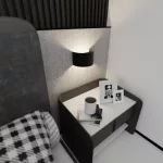 EMIBIG FOLD BLACK Fekete Beltéri Fali lámpa G9 IP20 EB-950-2