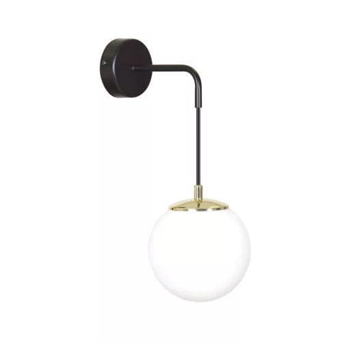 EMIBIG OGNIS K1 BLACK Fekete Beltéri Fali lámpa E27 IP20 EB-966-K1