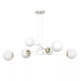   EMIBIG OGNIS 6 WHITE Fehér Beltéri Függőlámpa E27 IP20 EB-967-6