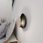 EMIBIG CIRCLE 1A BLACK Fekete Beltéri Fali lámpa G9 IP20 EB-970-2