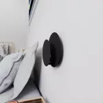 EMIBIG CIRCLE 1C BLACK Fekete Beltéri Fali lámpa G9 IP20 EB-972-2