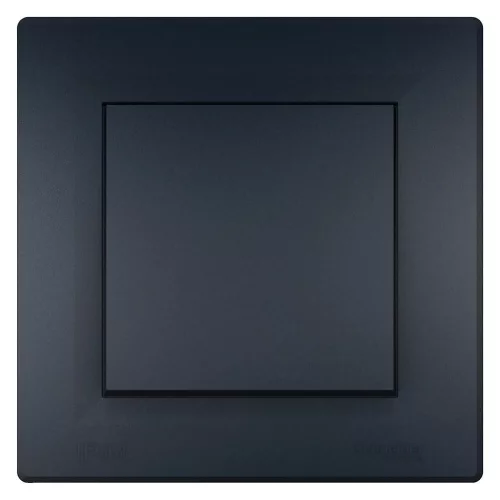 Schneider ASFORA Egypólusú kapcsoló - IP44, kerettel, antracit  (101) EPH0100271