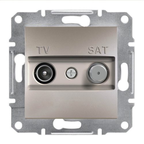 Schneider ASFORA TV/SAT aljzat, végzáró, INDIV., 1 dB, bronz  EPH3400469