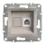 Schneider ASFORA 1xRJ11 telefon aljzat, bronz  EPH4100169