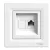 Schneider ASFORA 1xRJ45 Cat5e UTP aljzat, fehér  EPH4300121