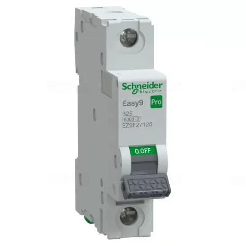 EASY9 PRO Kismegszakító, 1P, B, 25A 1 pólusú EZ9F27125 Schneider