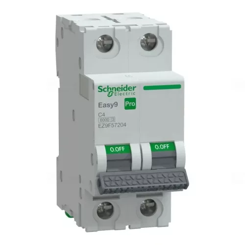 EASY9 PRO Kismegszakító, 2P, C, 4A 2 pólusú EZ9F57204 Schneider