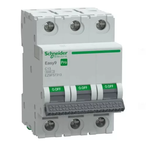 EASY9 PRO Kismegszakító, 3P, C, 13A 3 pólusú EZ9F57313 Schneider