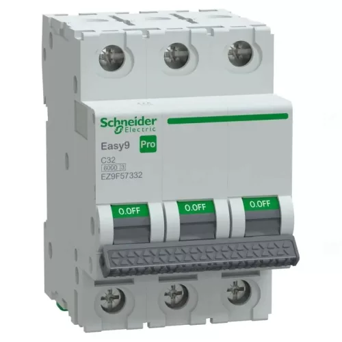 EASY9 PRO Kismegszakító, 3P, C, 32A 3 pólusú EZ9F57332 Schneider