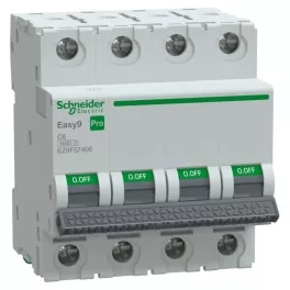   EASY9 PRO Kismegszakító, 4P, C, 6A 4 pólusú EZ9F57406 Schneider
