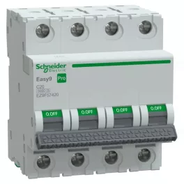   EASY9 PRO Kismegszakító, 4P, C, 20A 4 pólusú EZ9F57420 Schneider