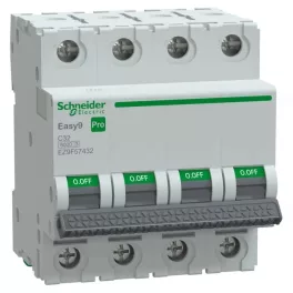   EASY9 PRO Kismegszakító, 4P, C, 32A 4 pólusú EZ9F57432 Schneider