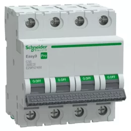   EASY9 PRO Kismegszakító, 4P, C, 50A 4 pólusú EZ9F57450 Schneider