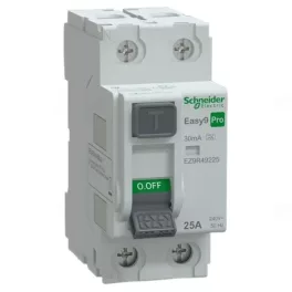   EASY9 PRO Áram-védőkapcsoló, A osztály, 2P, 25A, 30mA Fí-relé EZ9R49225 Schneider