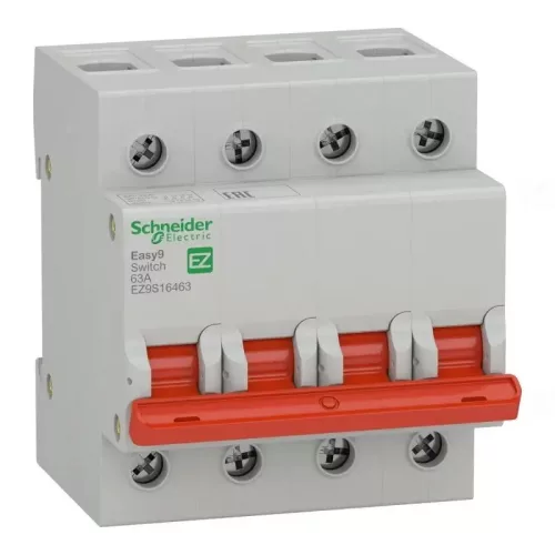 EASY9 PRO Szakaszolókapcsoló, 4P, 63A EZ9S16463 Schneider