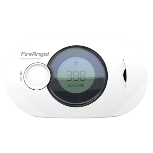 FireAngel FA3322-INT szén-monoxid vészjelző, beépített, nem cserélhető lítium elem, 10 év várható üzemidő, LCD kijelző, fehér, FA3322-INT