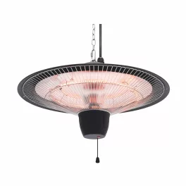   HOME FK262 karbonszálas kültéri fűtőtest, max. 1500 W, 2 fokozat, belógatható, IPX4, zsinórkapcsoló, kültéri kivitel