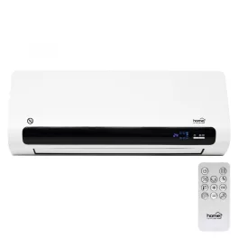   Home FKF 65221 fali elektromos ventilátoros fűtőtest, 1100/2200W, heti program, távirányító, fehér