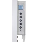 Home FKIR 351 WIFI falra szerelhető, infra smart elektromos hibrid fűtőtest, 350W, heti program, távirányító, fehér, FKIR_351_WIFI