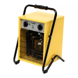   Home FKI 50 hordozható elektromos ventilátoros ipari fűtőtest, 2500W/5000W, IPX4 védelem, FKI_50