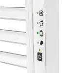 HOME FKTW345W fali elektromos törölközőszárító, 345 W, visszajelző LED, 4 program, IPX1, 2 zónás vezérlés, fehér színű