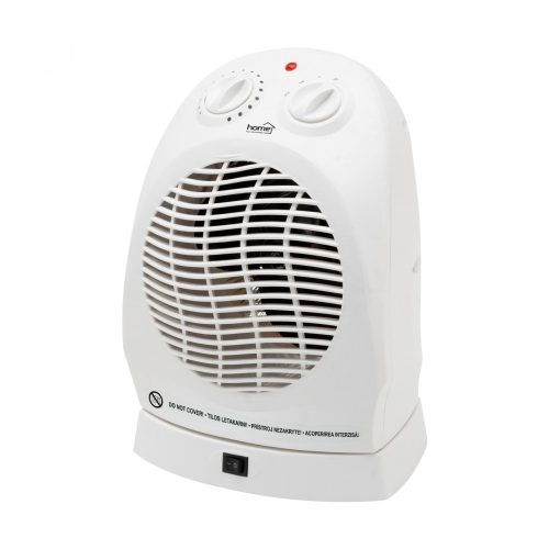Home FK 1/O hordozható elektromos ventilátoros fűtőtest, 1000W/2000W, oszcillálás, fehér, FK_1_O