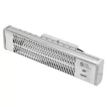 Home FK 24 falra szerelhető elektromos karccsöves fűtőtest, 600W/1200W,  IPX4 védelem, ezüst, FK_24