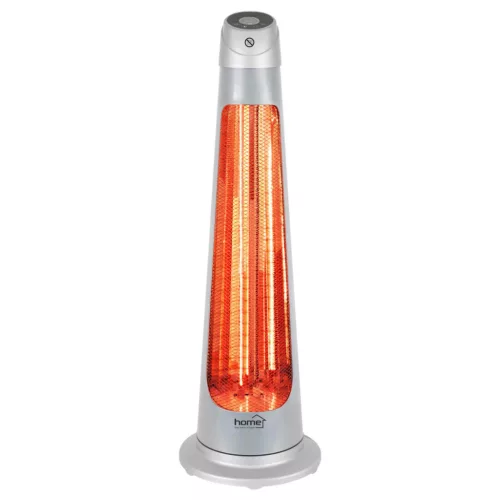 Home FK 252 álló elektromos karbon és halogén kombinált fűtőtest, 1200W/1200W, IPX4 védelem, távirányító, ezüst, FK_252