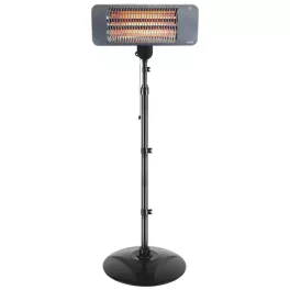   Home FK 272 álló elektromos karccsöves kültéri hősugárzó, 650W/1350W,  IPX4 védelem, fekete, FK_272