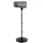 Home FK 272 álló elektromos karccsöves kültéri hősugárzó, 650W/1350W,  IPX4 védelem, fekete, FK_272