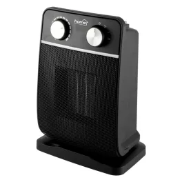   Home KF 29 álló elektromos kerámia fűtőtest, 900W/1800W, oszcillálás,  mechanikus termosztát, fekete, FK_29