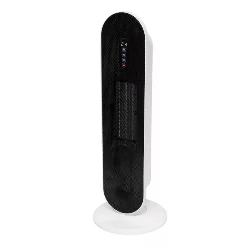 Home FK 54 álló elektromos smart kerámia fűtőtest, 1400W/2000W, oszcillálás, elektronikus termosztát, távirányító, fehér, FK_54