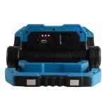 Home FLB 10C újratölthető COB LED fényvető, 2 x 5 W, 500 lm - 4 óra, 1000 lm - 2 óra, 5000 mAh, FLB_10C