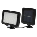 Home FLP250SOLAR napelemes LED reflektor, 250 lm, PIR mozgásérzékelő, 120° 5m, 56 db hidegfehér SMD LED, energiatakarékos, műanyag, IP44, FLP250SOLAR