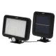 Home FLP250SOLAR napelemes LED reflektor, 250 lm, PIR mozgásérzékelő, 120° 5m, 56 db hidegfehér SMD LED, energiatakarékos, műanyag, IP44, FLP250SOLAR