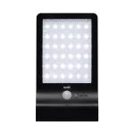 Home FLP300SOLAR napelemes LED reflektor, 300 lm, PIR mozgásérzékelő, 120° 5m, 36 db hidegfehér SMD LED, energiatakarékos, műanyag, IP44, FLP300SOLAR