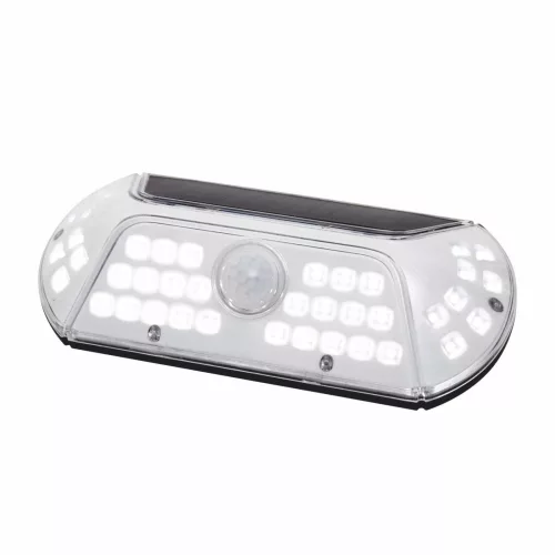 HOME FLP301SOLAR napelemes LED reflektor, 40 db SMD LED, 300 lumen, PIR mozgásérzékelő, IP44, 18650-es akkumulátor