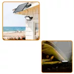 Home FLP 1100 SOLAR, szolárpaneles LED reflektor, PIR mozgásérzékelő, 1100 lm, 6000 K, 7200 mAh, FLP_1100_SOLAR