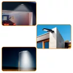 Home FLP 1600 SOLAR, szolárpaneles LED reflektor, PIR mozgásérzékelő, 1600 lm, 6000 K, 5400 mAh, FLP_1600_SOLAR