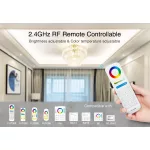 2,4G MiLight RGB vezérlő FUT037S, Zóna vezérlő slim MiLight DC12-24V - 12A - MEGSZŰNŐ!!