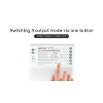 MiLight 3 az 1-ben WI-FI RGB/RGBW/RGB+CCT LED zóna vezérlő FUT037W+ DC12-24V - 12A