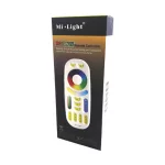 MiLight 4 zónás RGB+CCT távirányító FUT092, MiLight világító burkolat Fekete