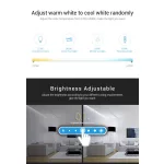 MiLight FUTB0 RGB+CCT fali vezérlő távirányító 3V Elemes, Mi-Light Smart panel