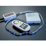 MiLight FUTB3 RGB+W 4 zónás fali vezérlő, távirányító 3V Elemes, Mi-Light Smart panel, fehér