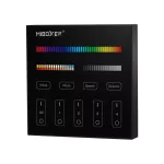 MiLight FUTB4B RGB+CCT fali vezérlő, távirányító, Mi-Light Smart panel Fekete